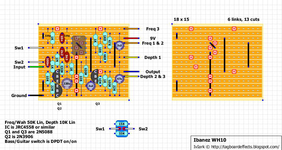 Guitar FX Layouts: Ibanez WH10